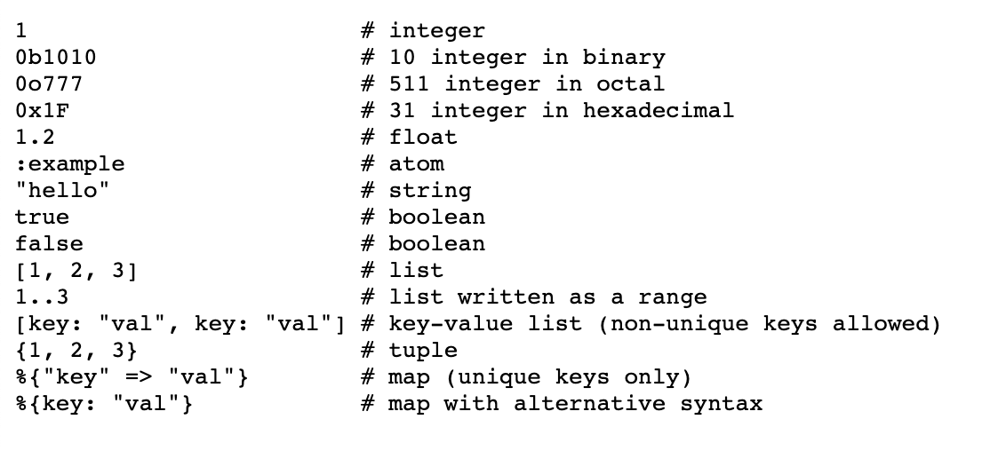 Elixir programming language