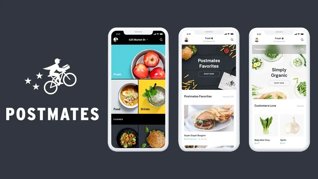 postmates on demand food delivery app